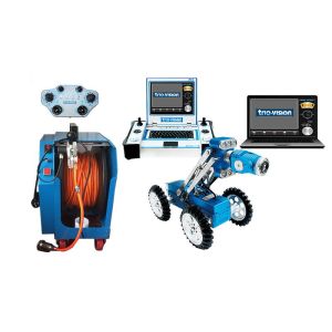 360 ° Rotate Drain CCTV Equipment / waterproof Pipeline Inspection Robot