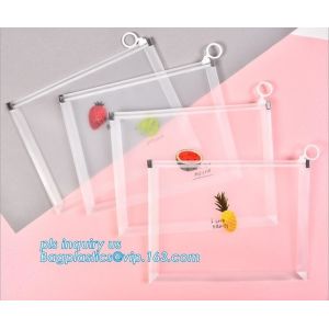 PP Flat Slider Zipper for PP Zipper Bag, Cloth package PE slider zip bag,