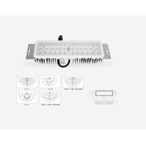 Customizable 30W-100W LED Street Light Lens Modules For IP68 Dustproof And
