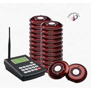 customer number calling and vibrating coaster pager for cook calling customer to