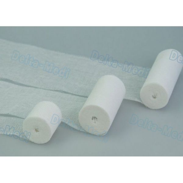 100% Cotton Absorbent Sterile Gauze Sponges Roll White Color For Wound Fixation