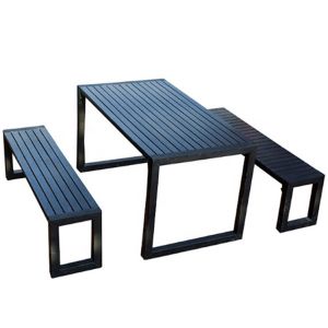 China L180W80H75cm Patio Park Tables And Chairs on sale