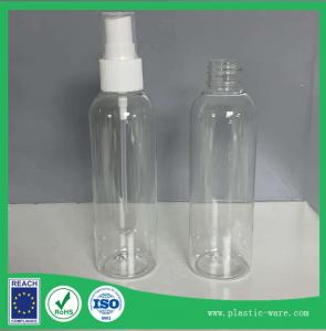 China 100ml PET clear plastic round bottle of hand sanitizer alcohol empty spray bottles makeup bottles on sale