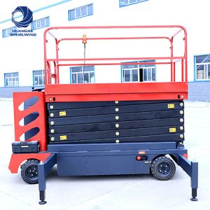 convenient 230kg Load Capacity 6 Mters Electric Scissor Type Lift