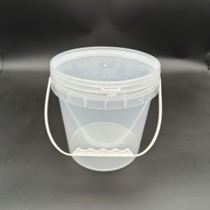 Compression Resistance Transparent Plastic Bucket Clear Plastic Beach Bucket