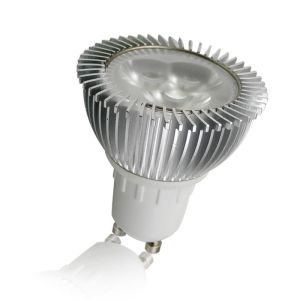 High Power 3W GU10 LED Light Bulb AC 90 - 240V 5000K - 10000K For Amusement