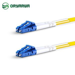 LC UPC To LC UPC Duplex Single Mode Patch Cord OS2 LSZH PVC