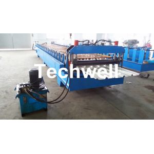 Hydraulic cutting Trapezoidal Roof Deck Roofing Sheet Making Machine TW38-200