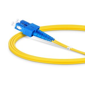 Single Mode Fiber Patch Cord With SC APC Connector For 1G 10G 40G 100G 400G