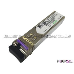 1.25Gbps BIDI Single Fiber LC SFP Optical Transceiver Single Mode 80Km DDM