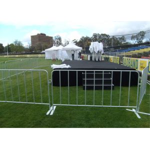 35mm tubing crowd control barrier