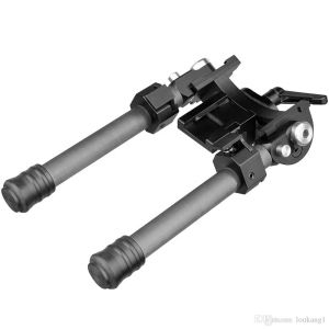 Adjustable Retractable Bipod for 22mm Hunting Scope Center Height 18-25cm
