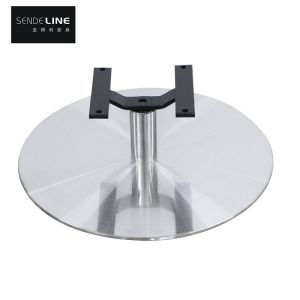Cheap Brushed Finish Modern Chair Base For Bar Stools 8mm Wall Smooth Bearing Rotation for sale