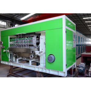 Pulp Molded Recycle Egg Tray Making Machine For Making Egg Carton 4000Pcs / H