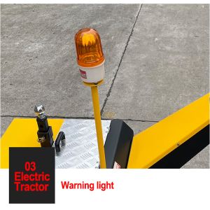 Stepless Speed 4000kg Walkie Tugger Industrial Material Handling Equipment