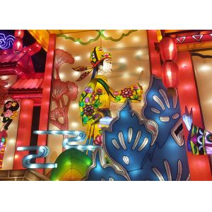 Liang Shanbo Zhu Yingtai Traditional Lanterns Decorated Traditional Theater