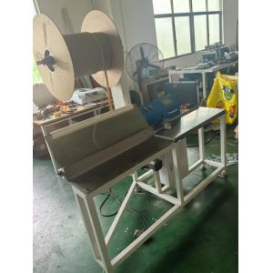 1/4'' To 1 1/2'' Twin Ring Spiral Loop Wire Spool Roll Cutting Cutter Machine