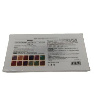 Clear Eyeshadow Box Packaging Plastic Recyclable Foldable OEM