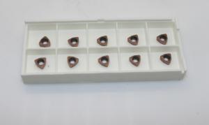 WCMX030208FN Cnc Turning Tools Inserts , Tungsten Indexable Inserts Used In Cnc Tooling