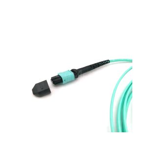 24 Fibers MPO Jumper with 0.35dB Max Insertion Loss and 150m at 850nm Reach for
