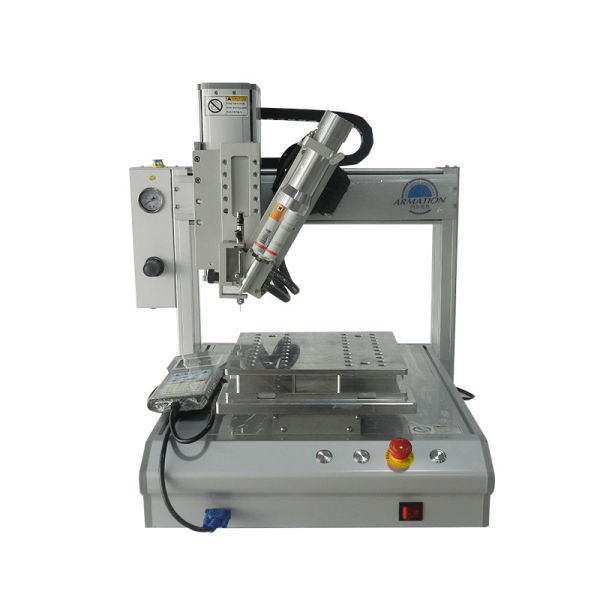 XHL-D551 R 4-AXIS 360 Rotation Glue dispenser machine for PUR hot melt glue