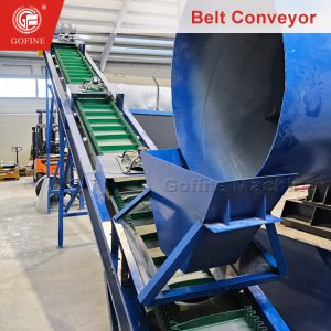 Rubber Belt Conveyor For Loading And Unloading Bulk Granular Materials