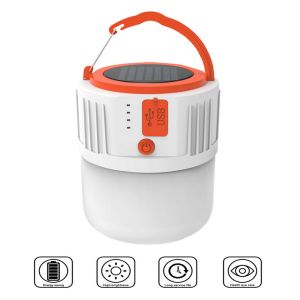 Multifunctional IP45 Solar Powered Portable Lights Solar Rechargeable Emergency
