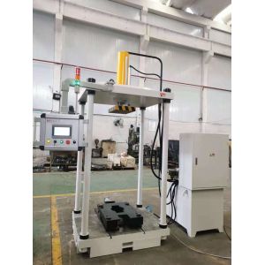 Custom Servo Four Column Hydraulic Press Machine CE ISO HMI Control