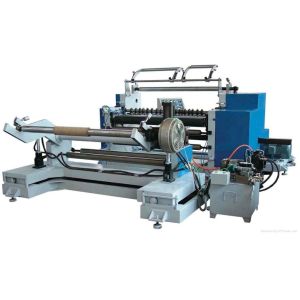 Cheap Aluminum Foil / Paper Slitting Machine 1100mm Width Separating Cutting Roll for sale