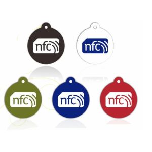 PET PVC Micro NFC Epoxy Tag Stickers ISO14443A In Marketing Promotion Activity