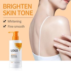 Custom Private Label Organic White Body Lotion Remove Spots Body Moisturizing