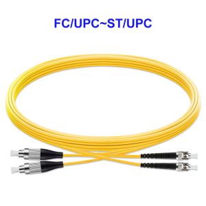 China Optical Fiber Cable FC UPC ST UPC Single-Mode Dual-Core Carrier-Grade OS2 Pigtail Customization on sale