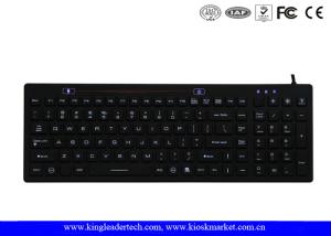 Cheap Desktop IP68 Rubber Waterproof Keyboard with Function Keys and Backlight for sale