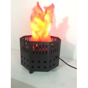 red led silk flame light with iron shell