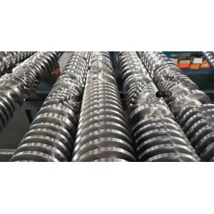 38crmoala Alloy Structural Steel Conical Twin Screw And Barrel For PVC WPC