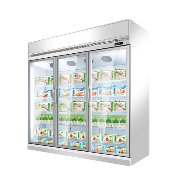 Quality Commercial 1 2 3 4 Doors Drinks Refrigeration Showcase With Digital Thermostat wholesale