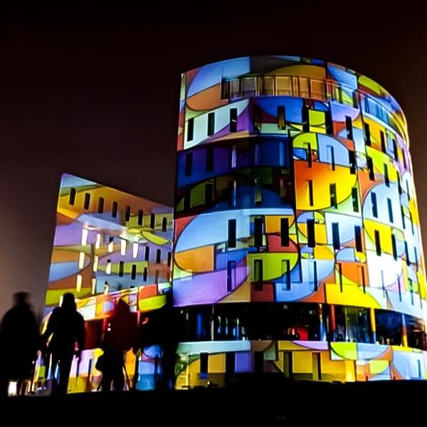 Quality 8500 LM Interactive Projection Mapping Outside Immersive Projection Mapping wholesale