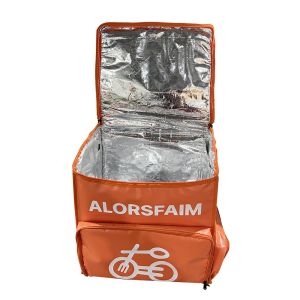 Insulated Grocery Bags Polyester Lunch Cooler Food Delivery Backpack Thermal