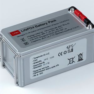 Storage Type -20-45C -4-113℉ LiFePO4 Battery Pack with Expected Cycle Life of 1C