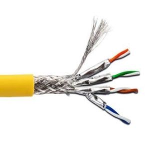 Cat8 SFTP Shielded Ethernet Cable 2000MHz 40Gbps 22AWG Pure Copper for Network