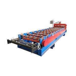 1000mm Coil Glazed Tile Forming Machine 4kw Roof Sheet Making Machine