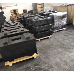 Hanging Industrial Test Weights , Certified Calibration Slotted Scale Weights