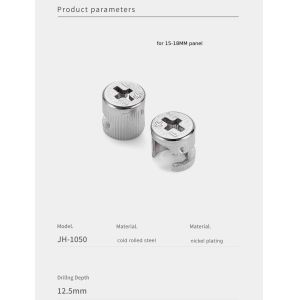 Easy Assemble Mini Cam Lock Furniture Fittings Cam Nut Connector