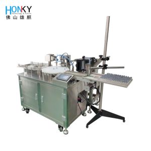 China Desktop Vial Filling and Capping Machine with 2300 Bottle Per Hour Efficiency 0.6-6ml Filling Range and AC 220V Power on sale