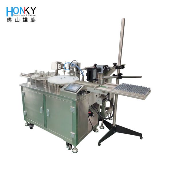 Quality Ground Type Automatic Vial Filling And Capping Machine With High Precision Pump Automatic Feeding Function For Frozen Dry Liquid Filling wholesale