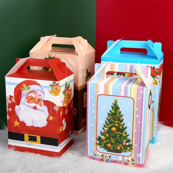 Paper custom packaging design Christmas Boxes Candy Cake Box Birthday Party