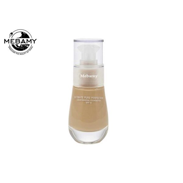 Quality Hydrating Liquid Mineral Foundation Makeup SPF 15 Moisturizing Formula 1 Color wholesale