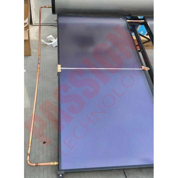 High Performance Swimming Pool Flat Plate Solar Collector Blue Coating All Copper