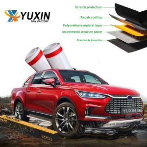 China Glossy Or Matte Clear TPU Automotive PPF Paint Protection Film Aging Resistance on sale