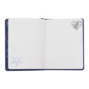 School Small Custom Printed Notebooks With Custom Pages Snowflake Glitter